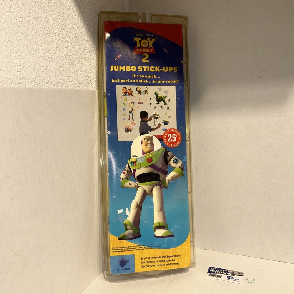 Disneys Toy Story 2 Jumbo Stick Ups Buzz Light Year Woody Wall Stickers